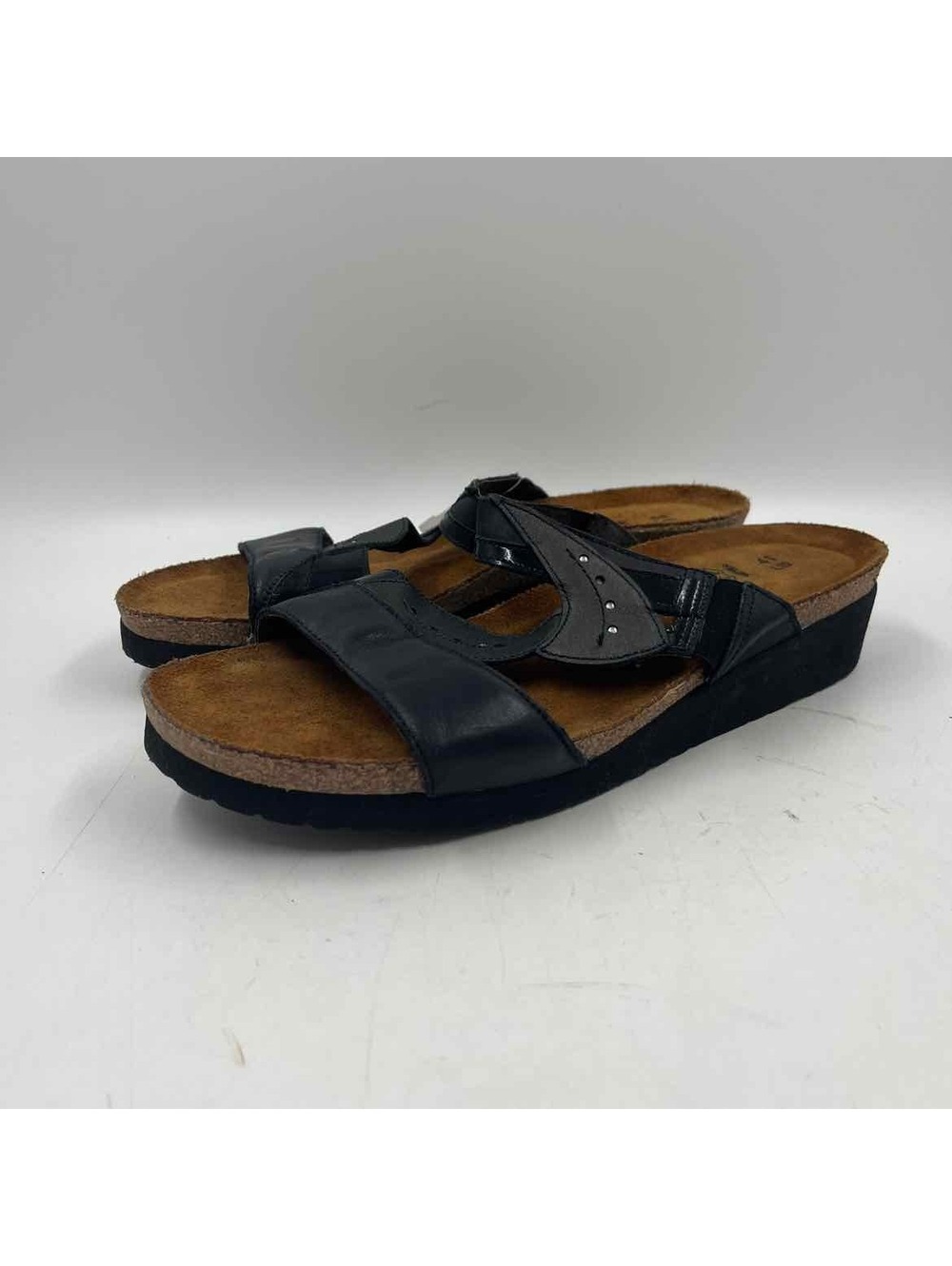 Naot Women's Shoe Size 10 Black Rhinestones Sandals